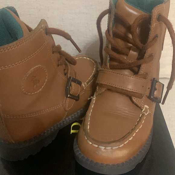 10 toddler Tan Polo Ranger Hi boot - Picture 2 of 5